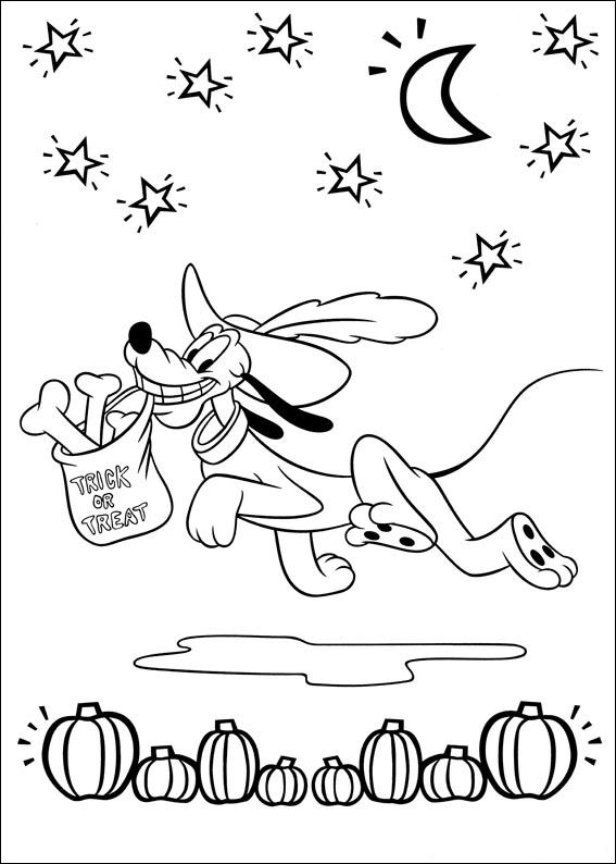 Plansa de colorat cu Pluto 16 8